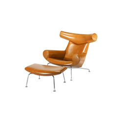 公牛椅&脚踏 wegner OX Chair and ottoman