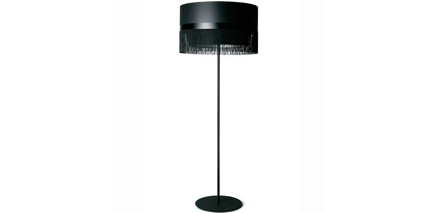 [创意家具 - 灯饰|落地灯|办公家具|设计师家具|Moooi Fringe 5 Floor Lamp 复制版现代布艺落地灯]