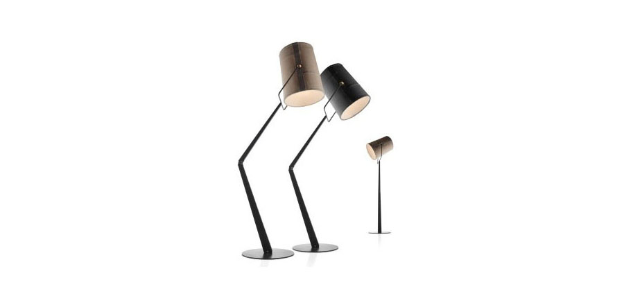 [创意家具 - 灯饰|落地灯|办公家具|设计师家具|复制版 foscarini Fork floor lamp 布艺落地灯]