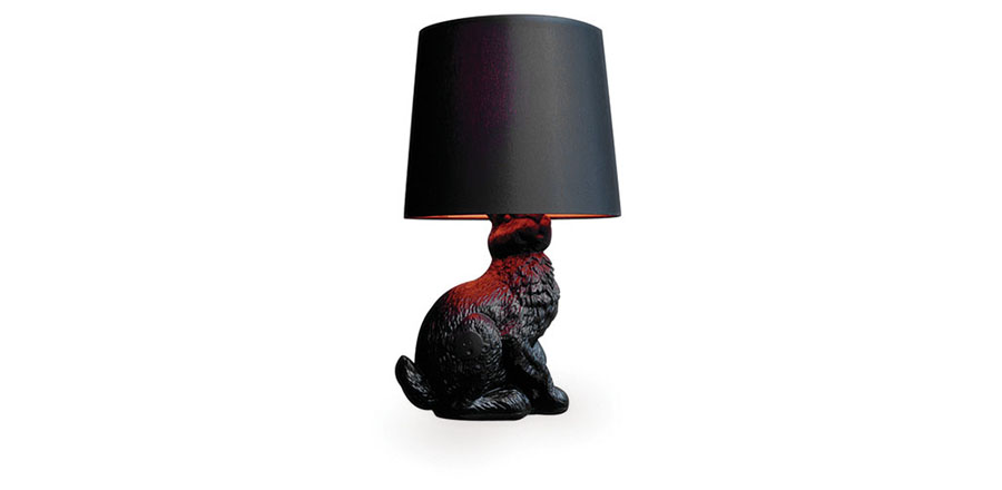 [创意家具 - 灯饰|台灯|办公家具|设计师家具|Moooi Rabbit Lamp 黑兔台灯]