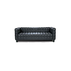 约瑟夫霍夫曼二座沙发 josef hoffmann 2 sofa