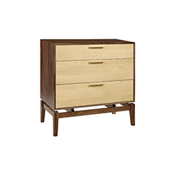 科普兰soho 3抽床头柜 copeland soho 3 drawer nightstand