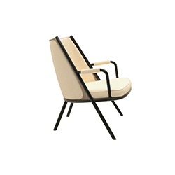 扎弗拉低背躺椅 zafra lounge chair low back